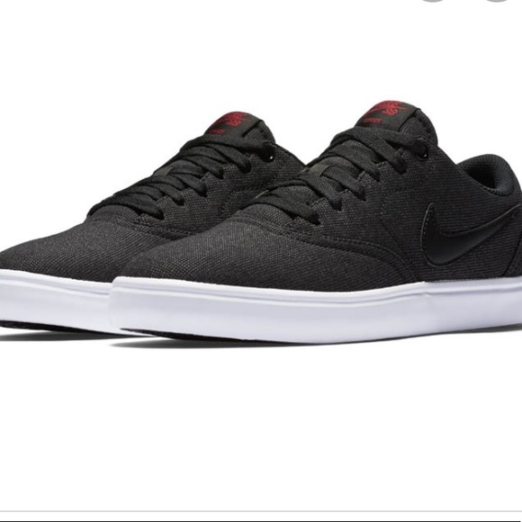 nike sb check canvas black